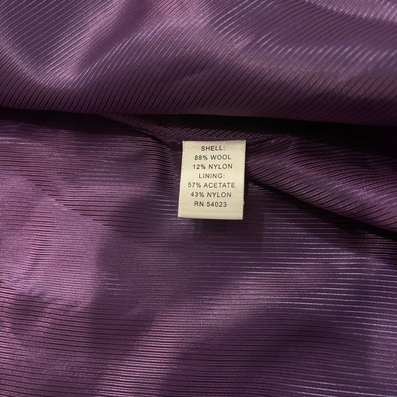 Banana Republic Fuchsia Double-Breasted Pea Coat - Picture 10 of 12